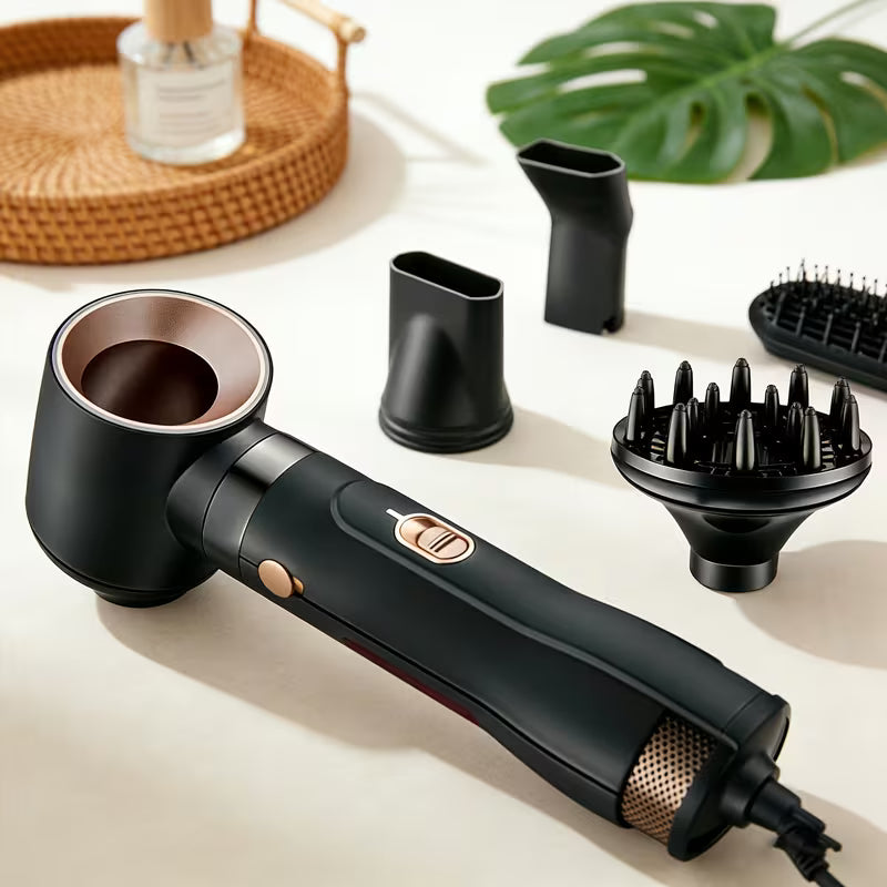 6-in-1 Hair Dryer Brush – Professional Ionic Blow Dryer with Diffuser