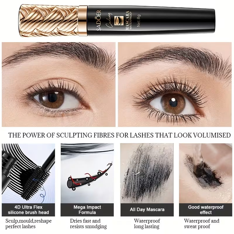 Natural Curling Black Mascara – Waterproof & Lengthening