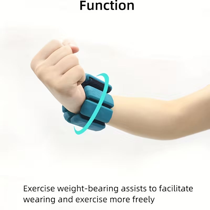 Removable Silicone Weight Bracelet for Swimming, Running & Fitness Training