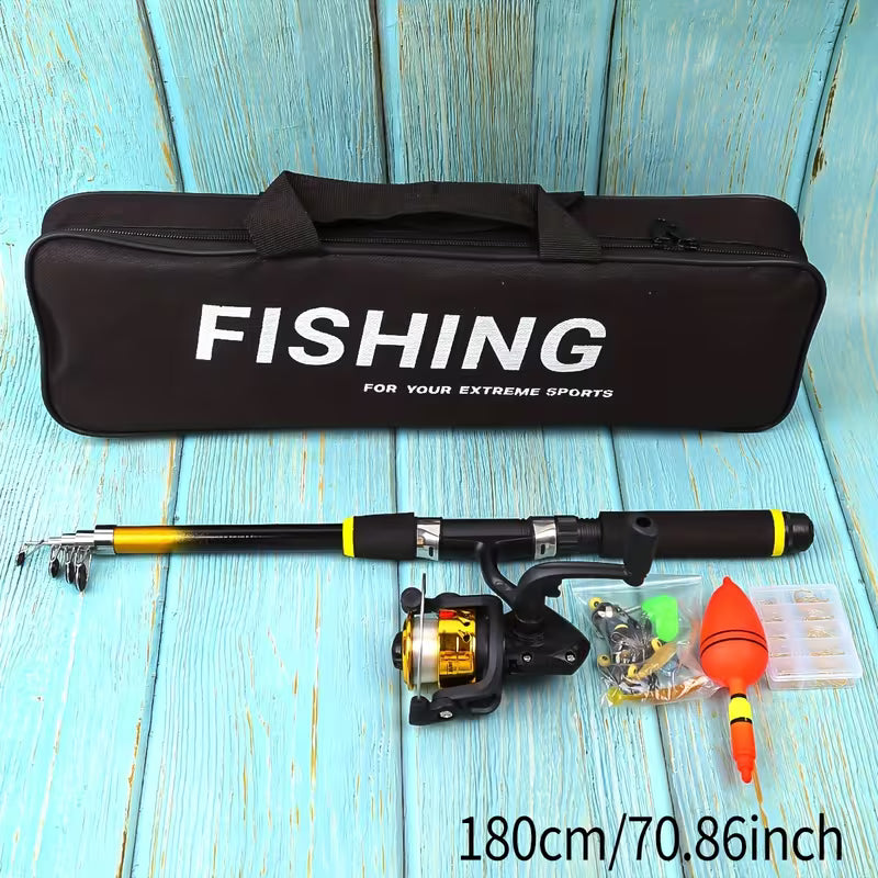 Gradient Fishing Rod & Reel Combo Set – Full Kit