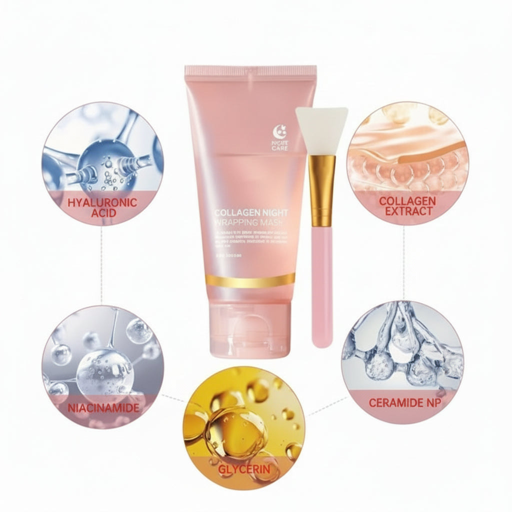 Collagen Overnight Mask with Brush