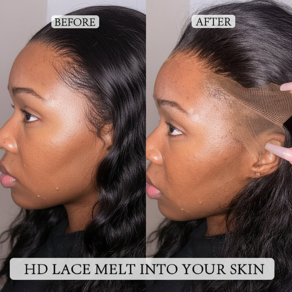 13x4 HD Lace Front Wig Straight Human Hair 18"