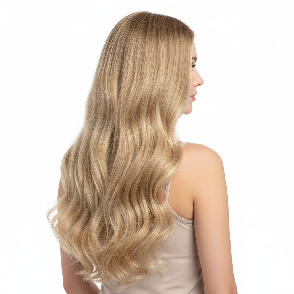 10 Piece Wavy Long Full Head Clip-on Hair Extensions XXL