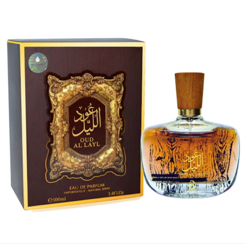 Oud Al Layl 100ml Natural Spray Perfume Eau De Parfum For Unisex (Inspired)