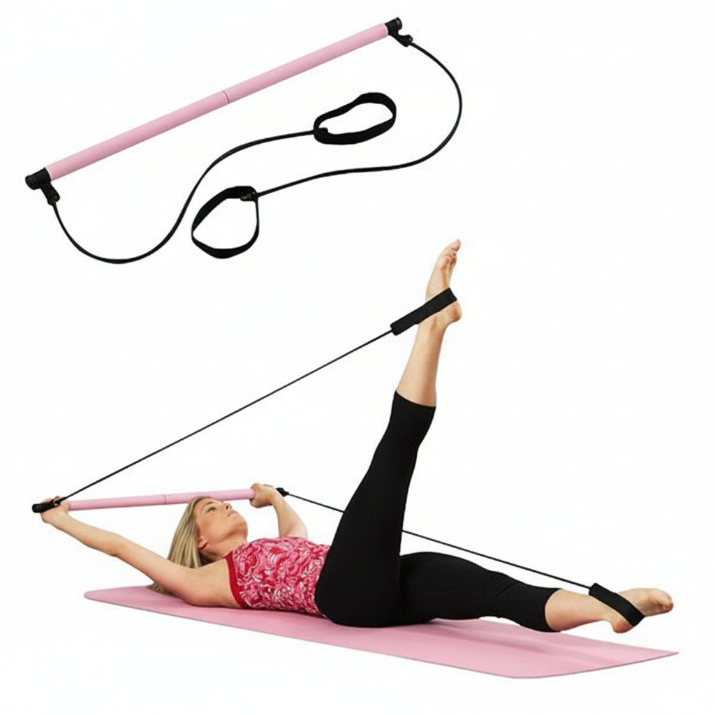 Pilates Bar Kit With Resistance Bands