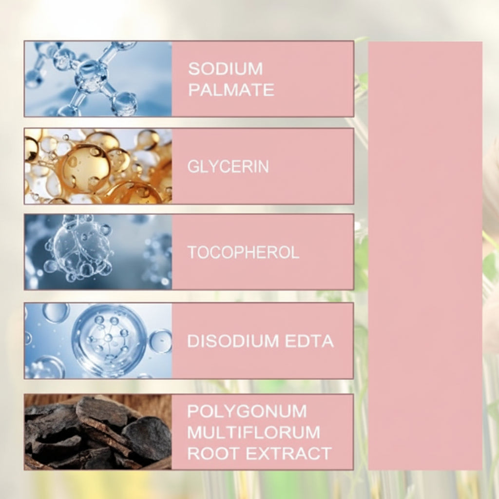 Polygonum Shampoo Bar Nourishing Scalp Care Grey Hair Darkening Soap