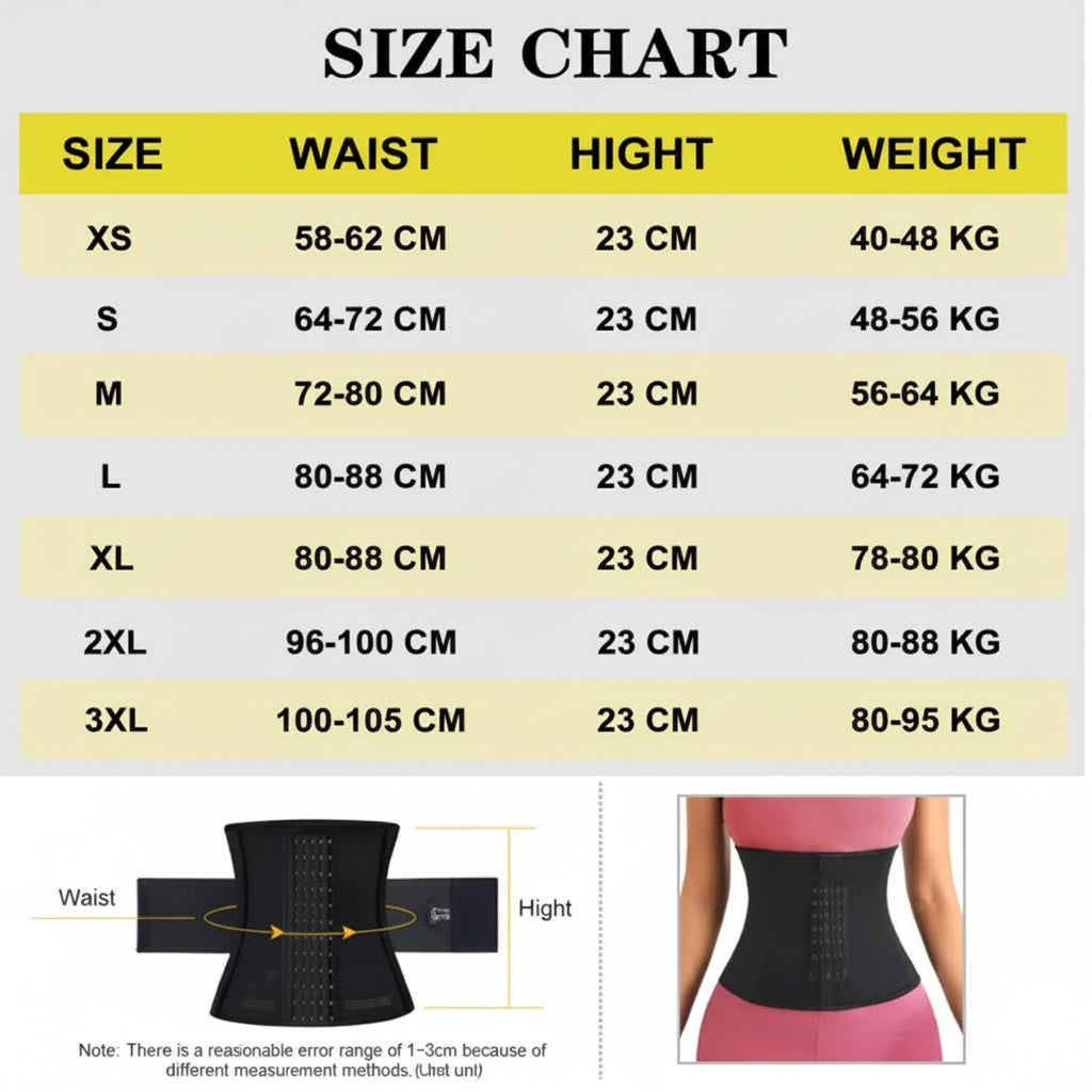 Waist Trainer Belly Slimmming Belt