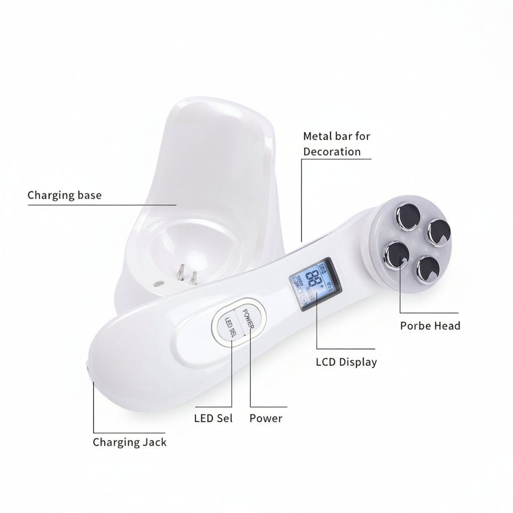 5 in 1 Multifunctional Skin Tightening Facial Massager