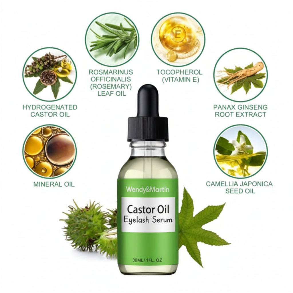 Castor Oil Eyelash Serum Brow Growth Booster