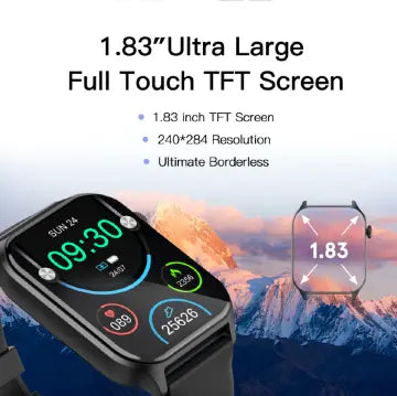 1.83" Screen Waterproof Smart Watch Unisex