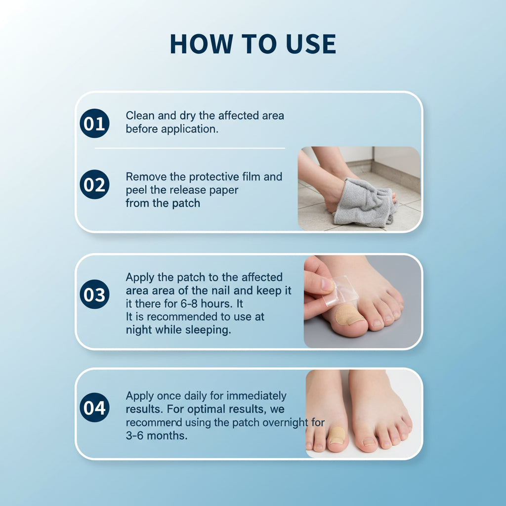 Nail Treatment Patches, Toenail Care, & Repair For Damaged Nails