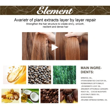 Rosemary Hair Oil Hair Repair Soft Hair Gentle Nourishing Shiny Hair Oil