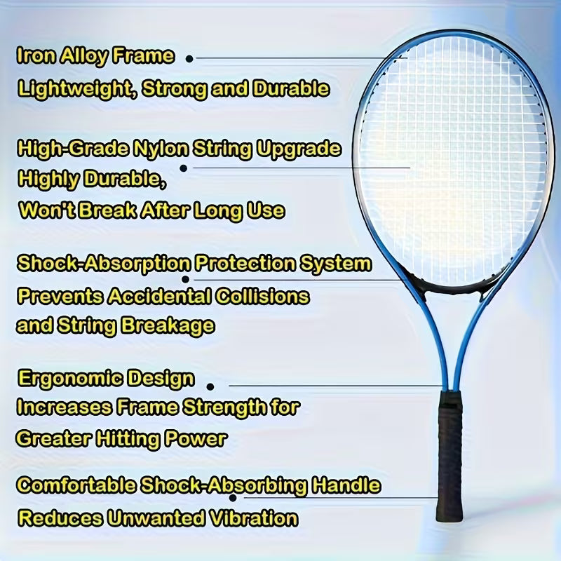 Customized 3pcs Tennis Racket Set with Ball Case