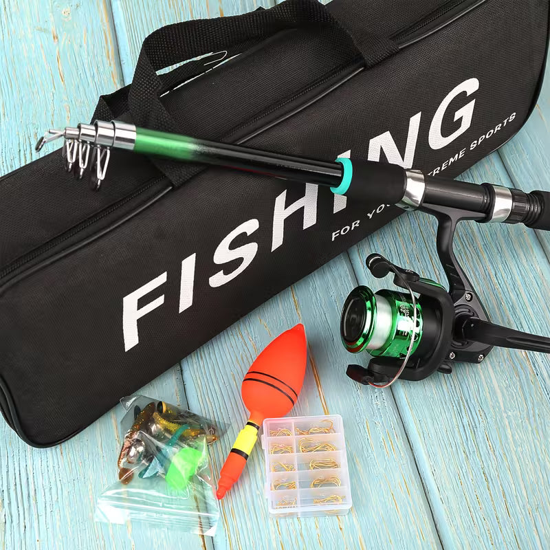 Gradient Fishing Rod & Reel Combo Set – Full Kit