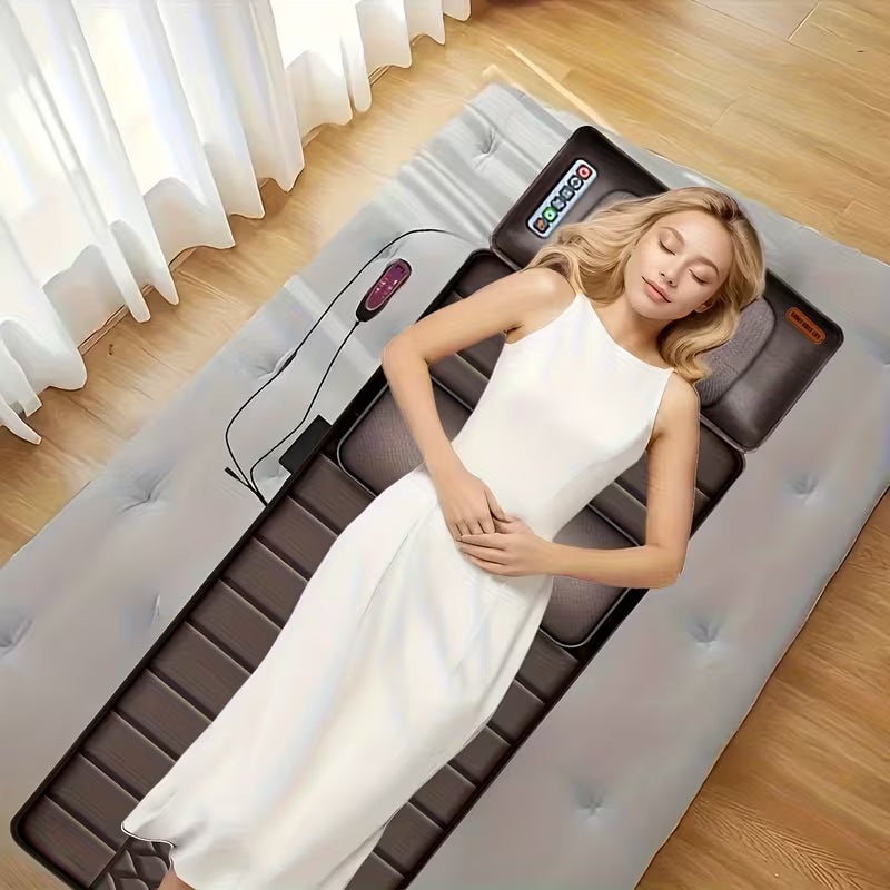 Full-Body Massage Mattress with Wave Vibration & Air Bags