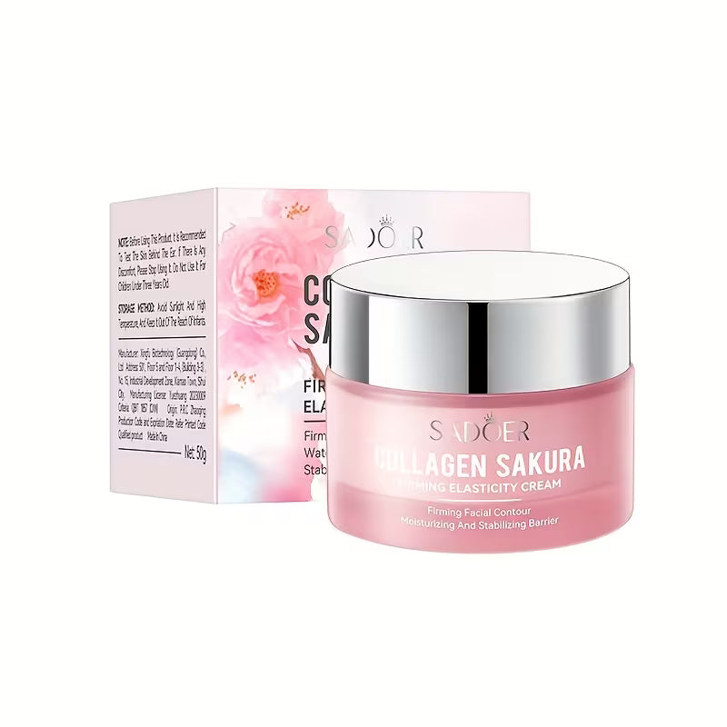 Sakura Collagen Moisturizing Face Cream – Smooth & Delicate Skin Care