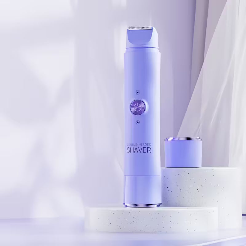 Double-Head Electric Shaver – Wireless USB Bikini & Body Trimmer, Wet & Dry