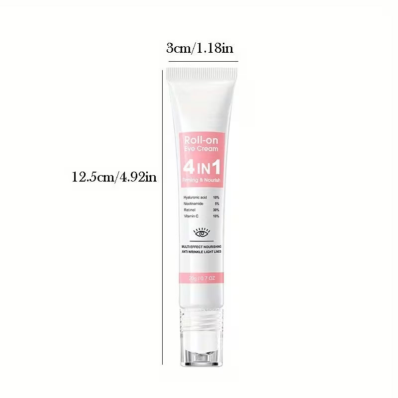 4-in-1 Firming & Nourishing Roll-On Eye Cream – Dark Circles & Brightening