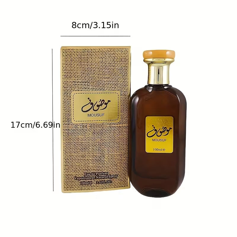 Men’s Eau de Toilette 3.4 oz – Elegant Woody Oriental Fragrance (Inspired)
