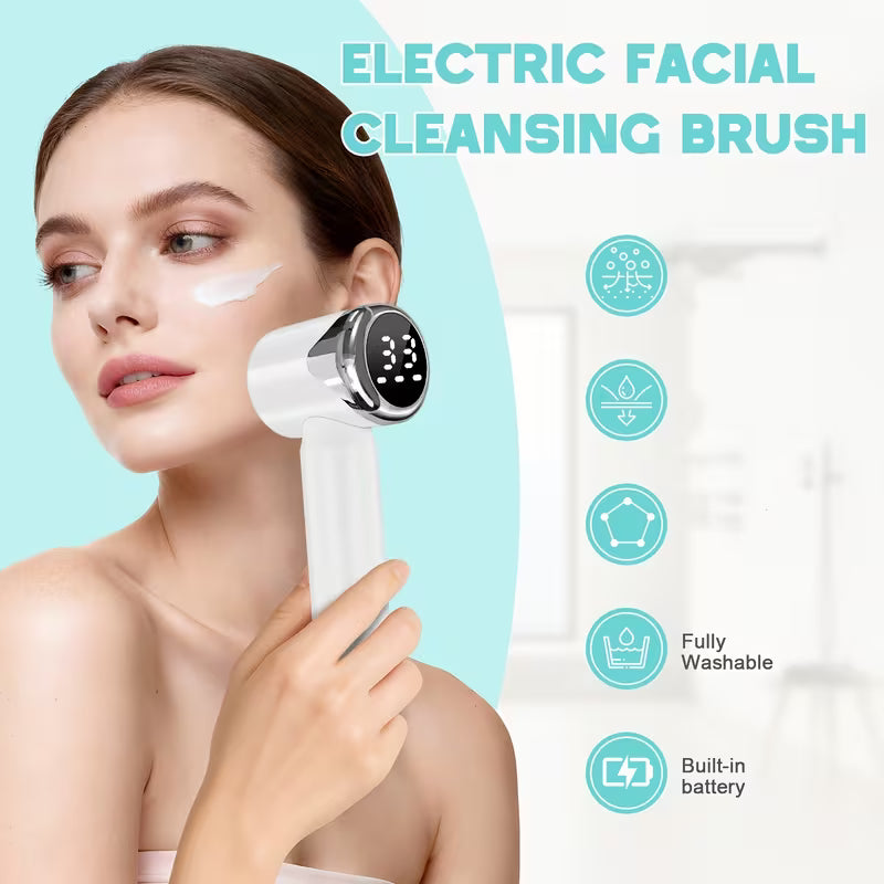 6-in-1 Electric Facial Cleansing Brush Set – Deep Clean