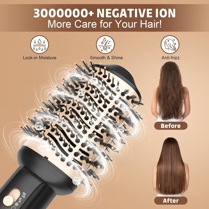 4-in-1 Hair Dryer Brush – Professional Hot Air Volumizer