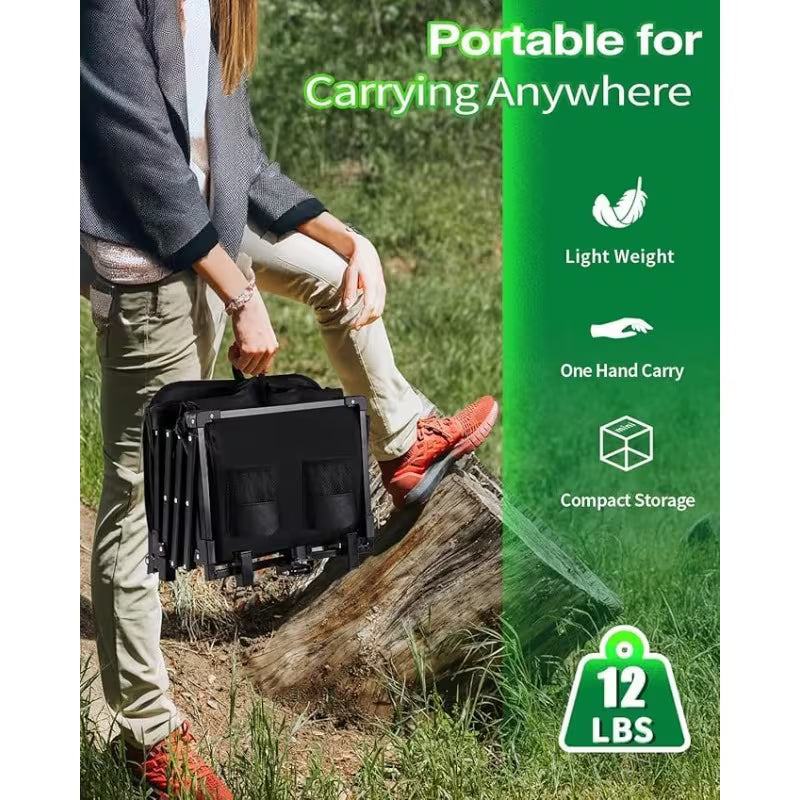 130L Foldable Heavy-Duty Camping Wagon Cart