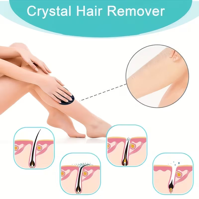 Crystal Hair Remover – Reusable Painless Exfoliating Tool