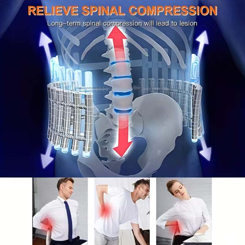 Massage & Decompression Back Belt – Adjustable Fitness Accessory for Workout Support & Therapeutic Relief