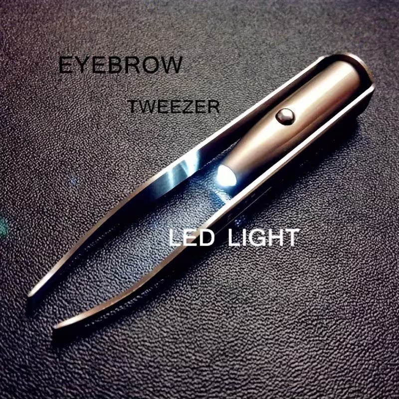LED Eyebrow Tweezer – Precision Light Hair Removal Tool