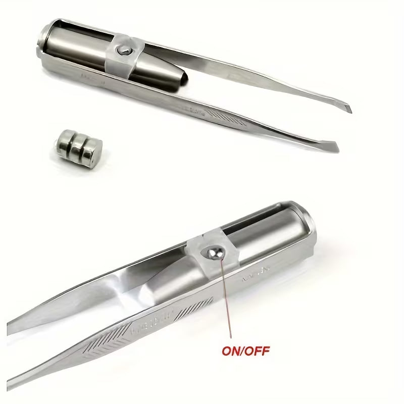 LED Eyebrow Tweezer – Precision Light Hair Removal Tool