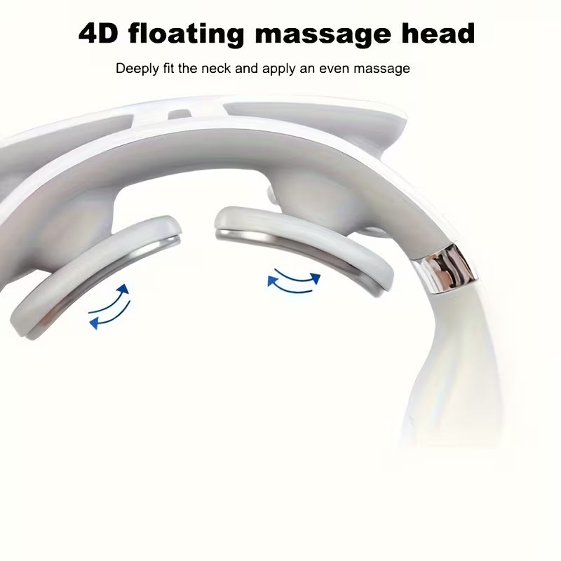 Portable USB-Rechargeable Neck & Shoulder Massager | Deep Relief for Stress & Tension