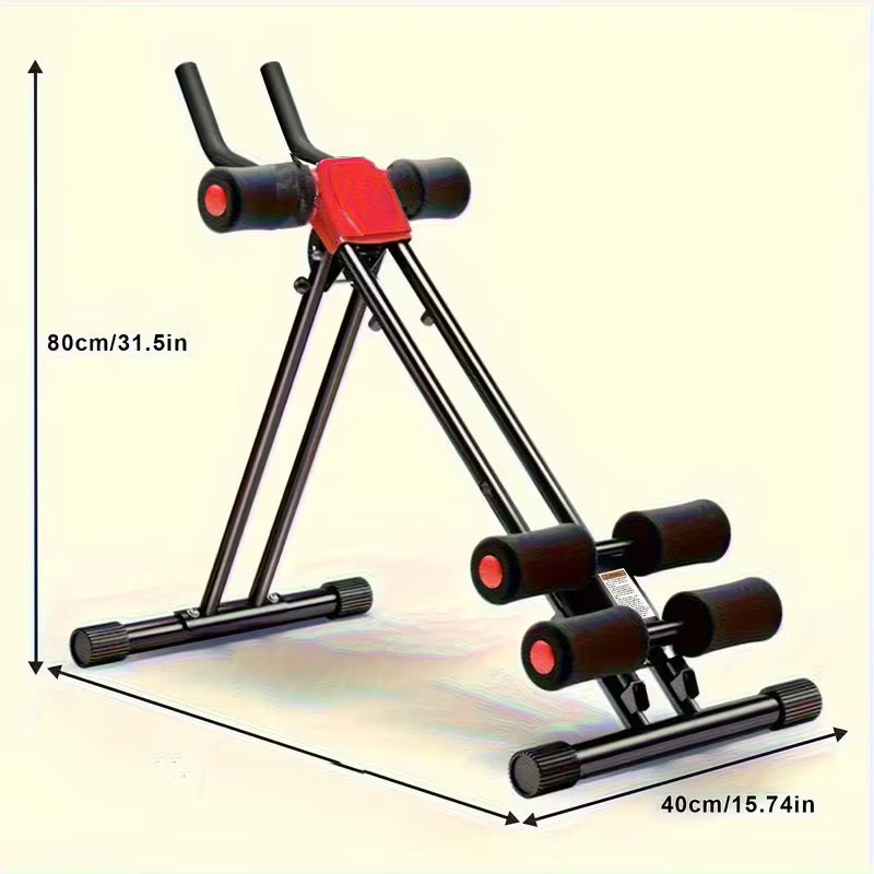 Adjustable Abdominal Trainer – 5-Level Foldable Core Machine