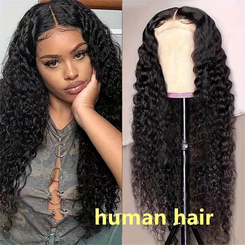 250% Density Deep Wave Lace Front Wig – Brazilian Virgin Human Hair