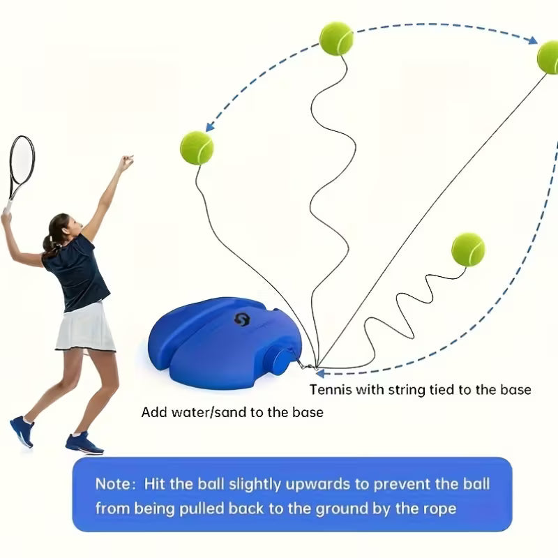 Outdoor Tennis Training Set – Racket & Rebound Ball