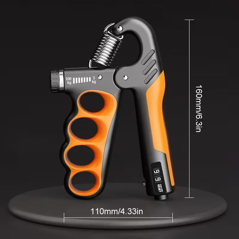 Adjustable Hand Gripper 5–100KG – Grip Strength Trainer with Mechanical Counter