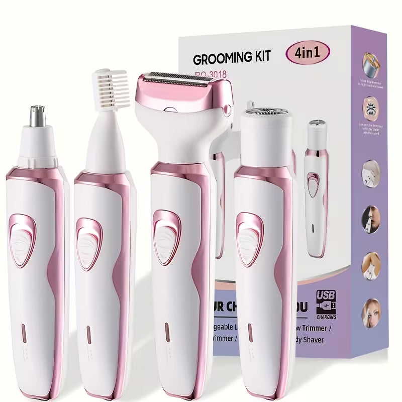 Women’s Electric Razor – Rechargeable All-in-One Shaver