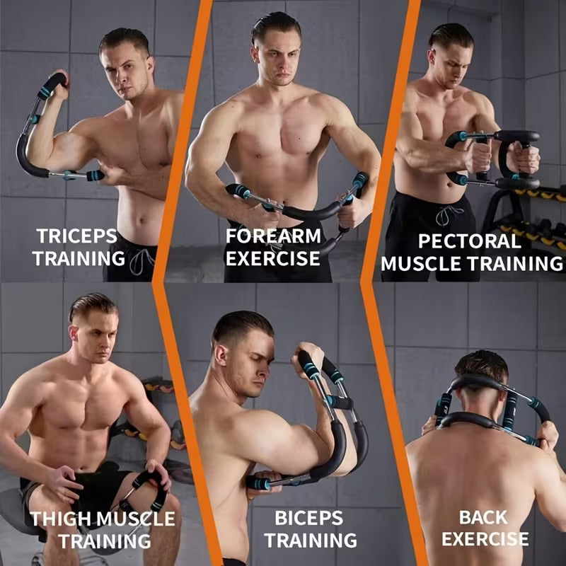 Adjustable Multifunctional U-shaped Arm Strength Trainer For Men