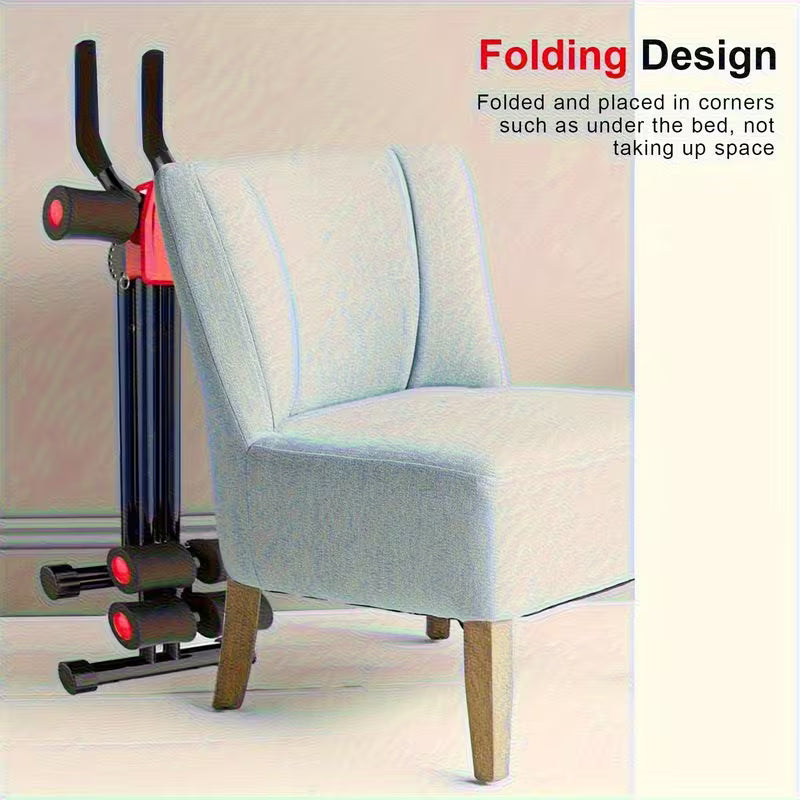 Adjustable Abdominal Trainer – 5-Level Foldable Core Machine