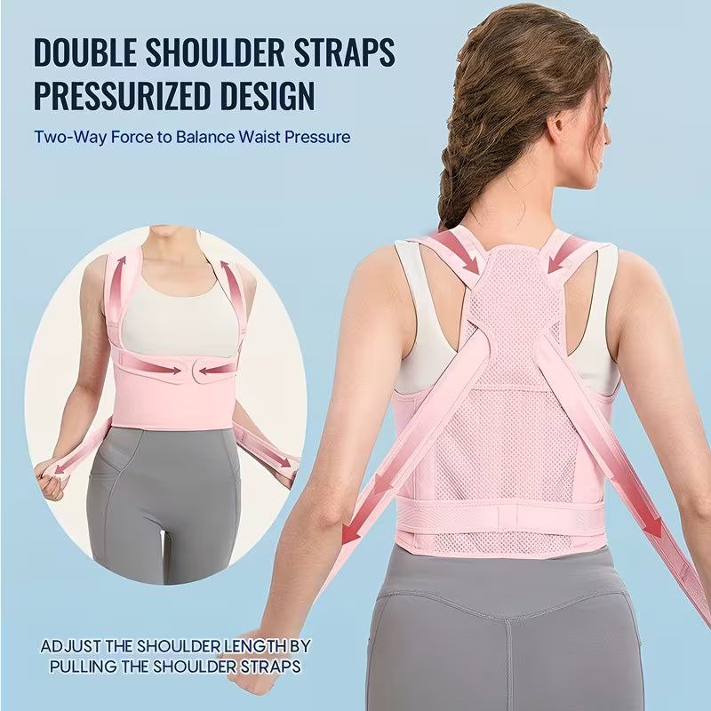 Unisex Adjustable Back Support Belt – Breathable & Lightweight