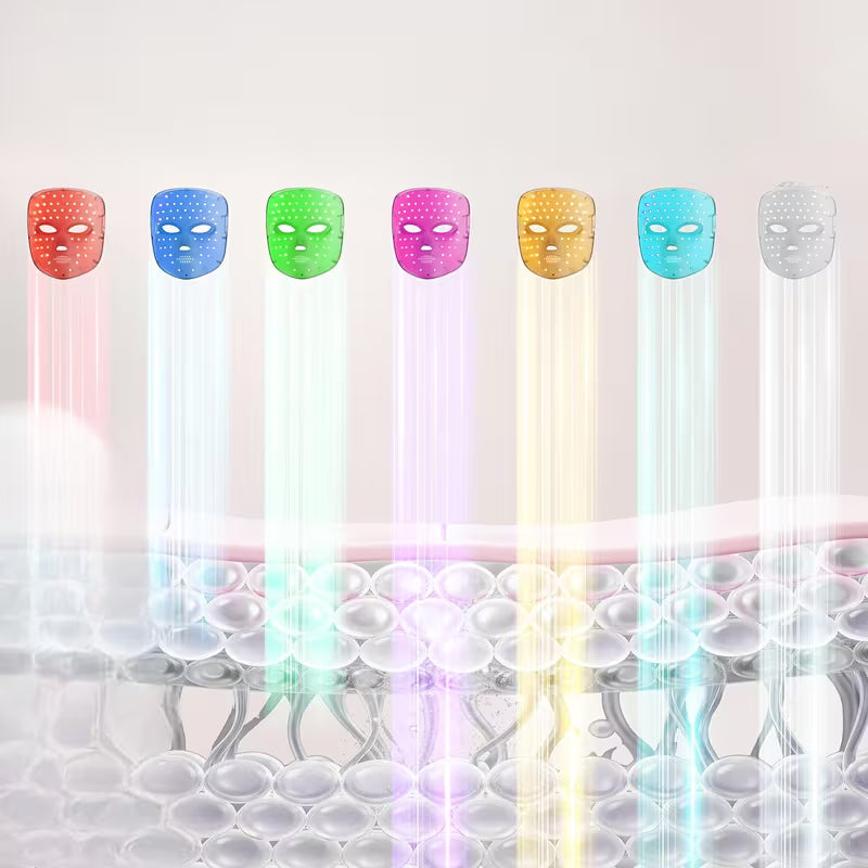 7-Color LED Facial Mask – Skin Firming & Glow Therapy