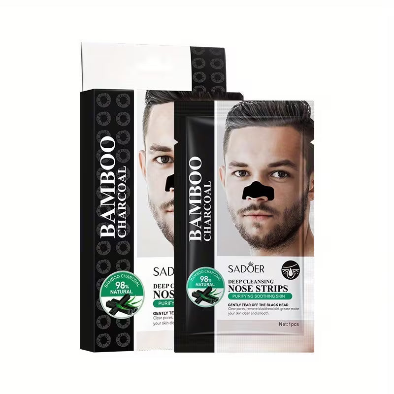 Bamboo Charcoal Deep Cleansing Nose Strips – Blackhead & Whitehead Remover