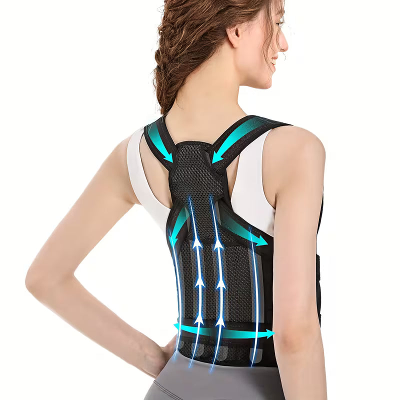 Unisex Adjustable Back Support Belt – Breathable & Lightweight