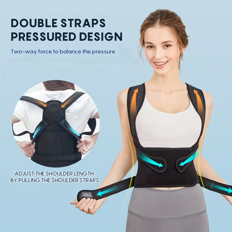 Unisex Adjustable Back Support Belt – Breathable & Lightweight
