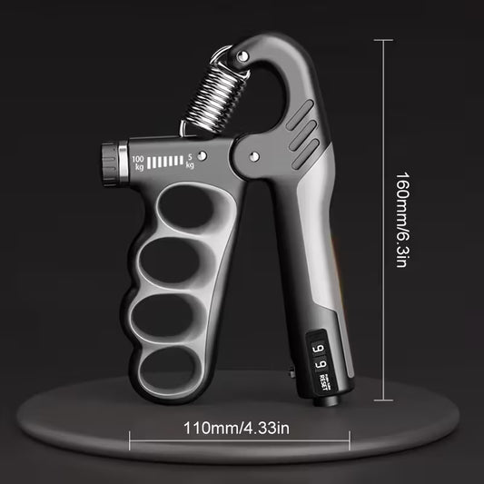 Adjustable Hand Gripper 5–100KG – Grip Strength Trainer with Mechanical Counter