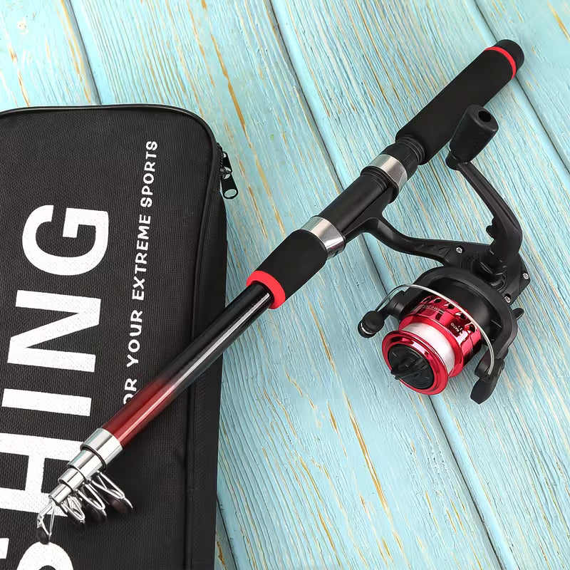 Gradient Fishing Rod & Reel Combo Set – Full Kit