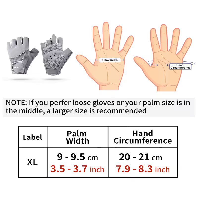 Fingerless Workout Gloves – Breathable Gym & Cycling Grip
