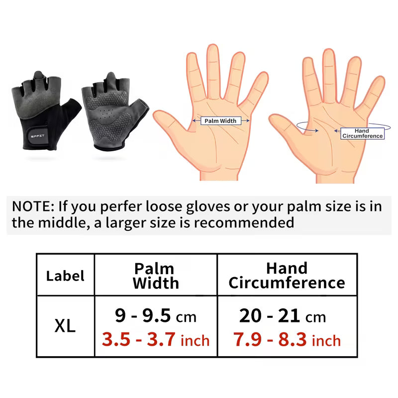 Fingerless Workout Gloves – Breathable Gym & Cycling Grip