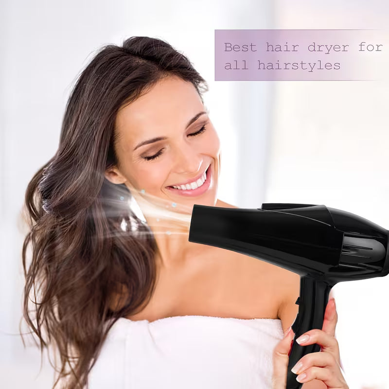 Professional Salon Hair Dryer 1300W – Negative Ionic Fast-Dry Blow Dryer