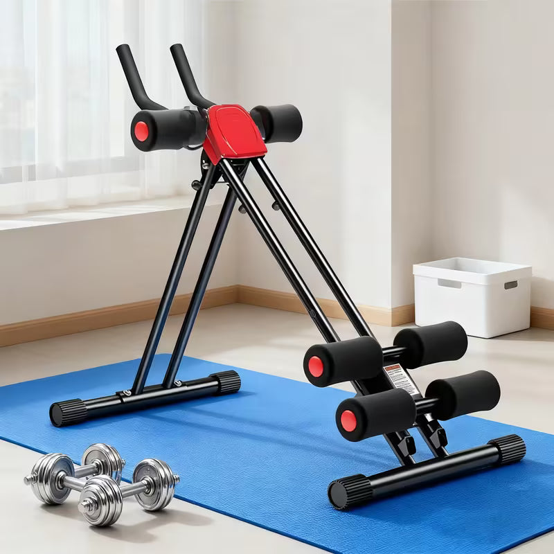 Adjustable Abdominal Trainer – 5-Level Foldable Core Machine