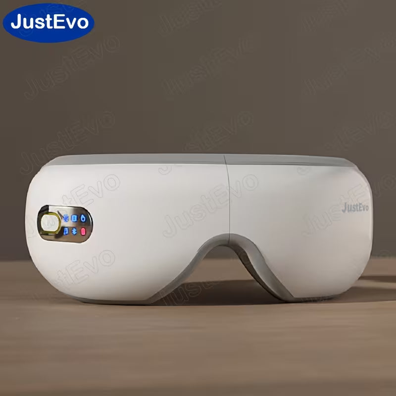 JustEvo Eye Massager – Heated Eye Mask with Music for Relaxation & Eye Care